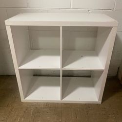White 4-Cube Storage Organizer