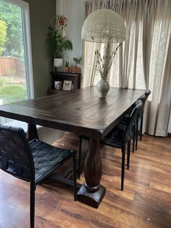World Market Solid Farmhouse Table