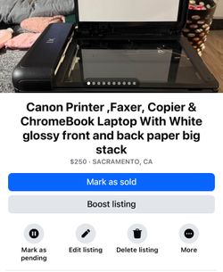 Laptop/Canon Printer