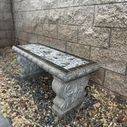 Concrete bench