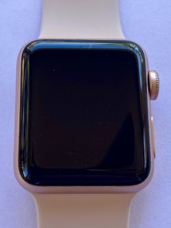 Apple watch series 3 38mm gold aluminum hot sale pink sand