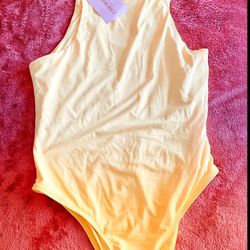 Yellow Bodysuit 