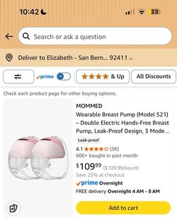 Wearable breast pump