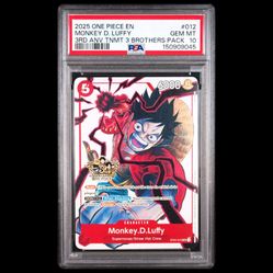 One Piece Monkey d. Luffy 3rd Anniversary PSA 10