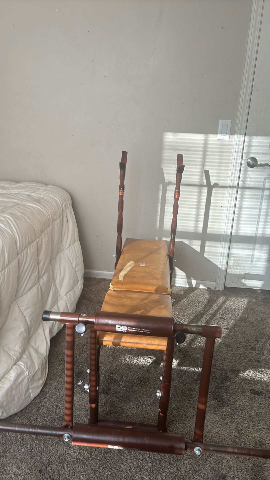 This Bench Press Includes ( Weights & Bar)