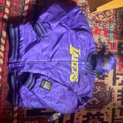 Los Angeles Lakers Hat And Jacket (XL) 2000 NBA Finals 