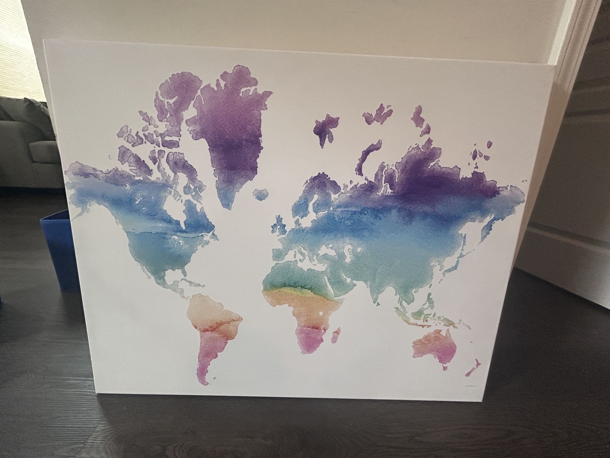 World Map Canvas