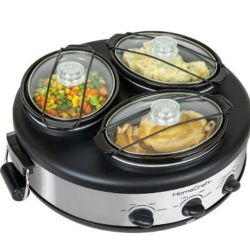 Triple Oval Slow Cooker