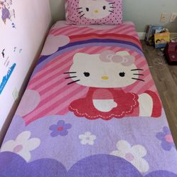 Hello Kitty Bedset For Twin Bed