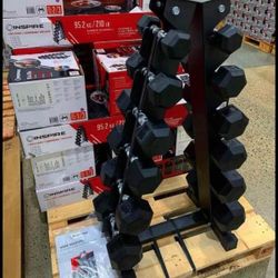 5-30Lb Dumbbell Set with Rack
