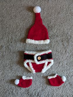 Newborn Christmas baby outfit