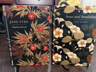 Jane Eyre & Sense and Sensibility Hardcover Book Set