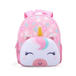 NEW Pink floral unicorn toddler preschool backpack