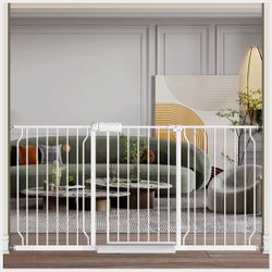 BRAND NEW Baby/Dog Gate Extra Wide 57.5-62 Inch White