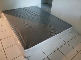 $120  Queen boxspring brand new free delivery same day