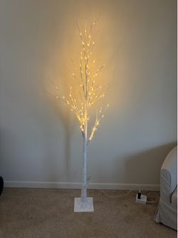 6 ft. Led birch tree fairy light decoration light
