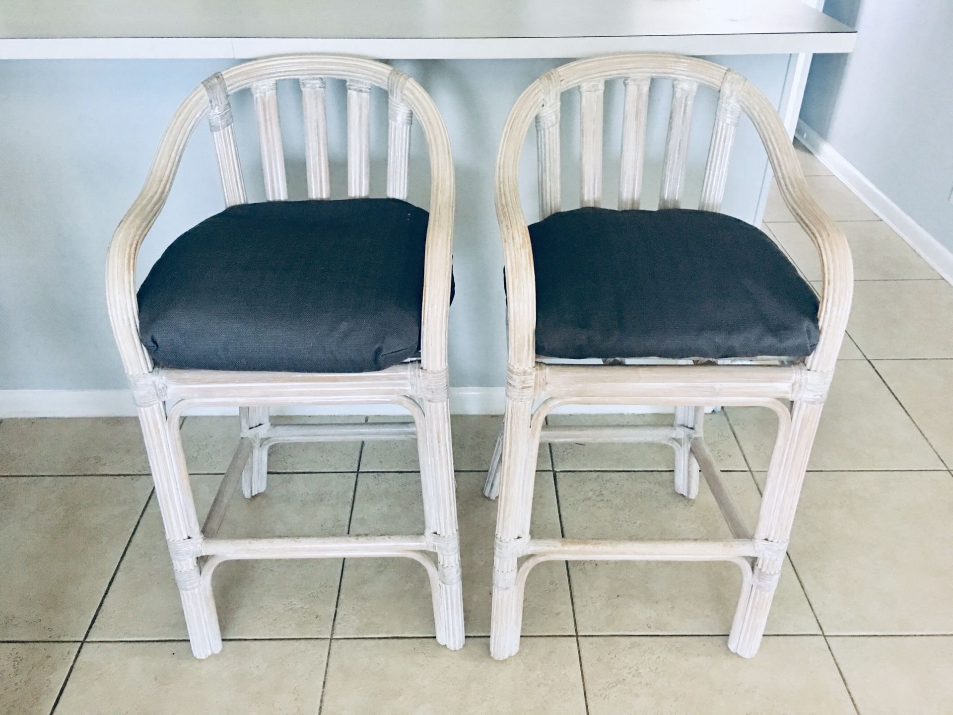 Beachy bar stools (2) for Sale in Palm Beach Gardens, FL OfferUp
