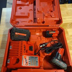 Milwaukee Batteries, Charger, And Case