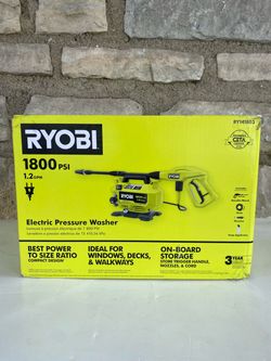 RYOBI 1800 PSI 1.2 GPM Cold Water Corded Electric Pressure Washer—$85