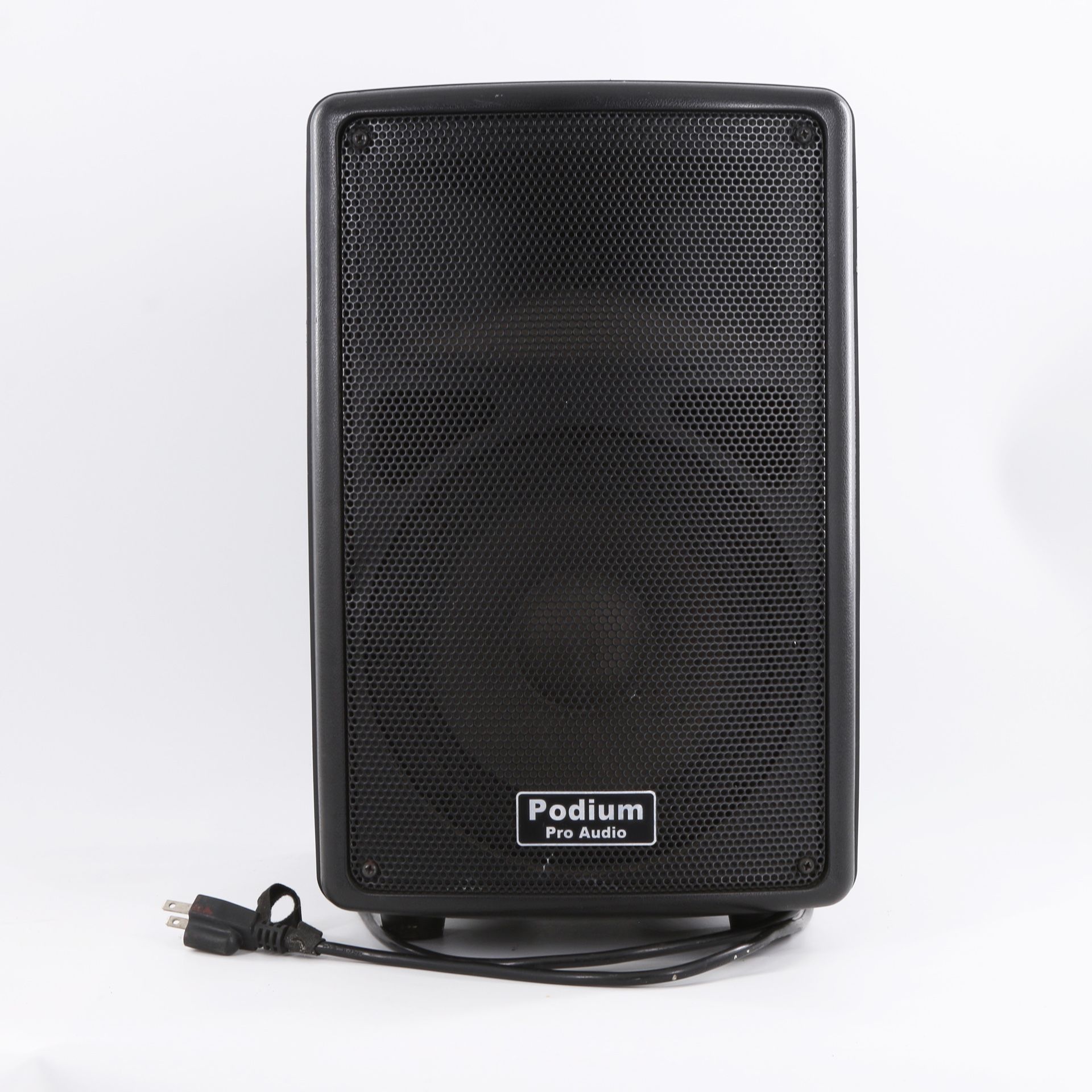 PODIUM Pro Audio PP802A 400Watt Black Active Speakers Karaoke DJ 