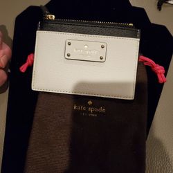 Kate Spade Zip Up ID, Credit Card Holder, Bag