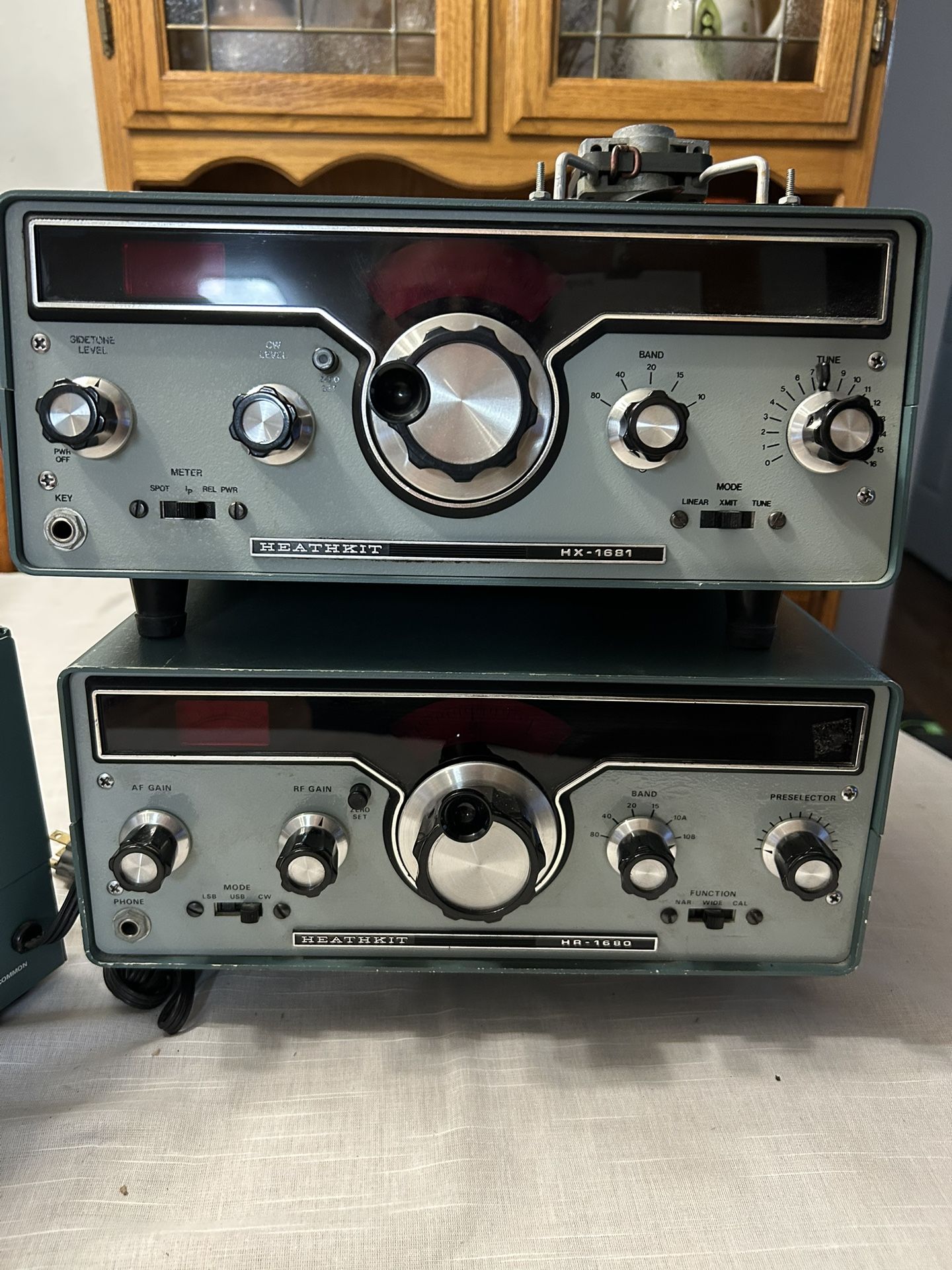 Heath Kit Ham Radio Including Power Supply.