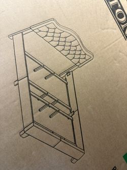 Queen Size Bed Frame ( Grey ) 