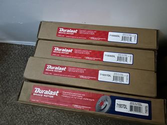 71937DL & 71930DL (Front & Rear) Duralast Rotors