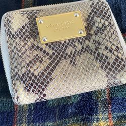 Michael Korse Snakeskin Wallet