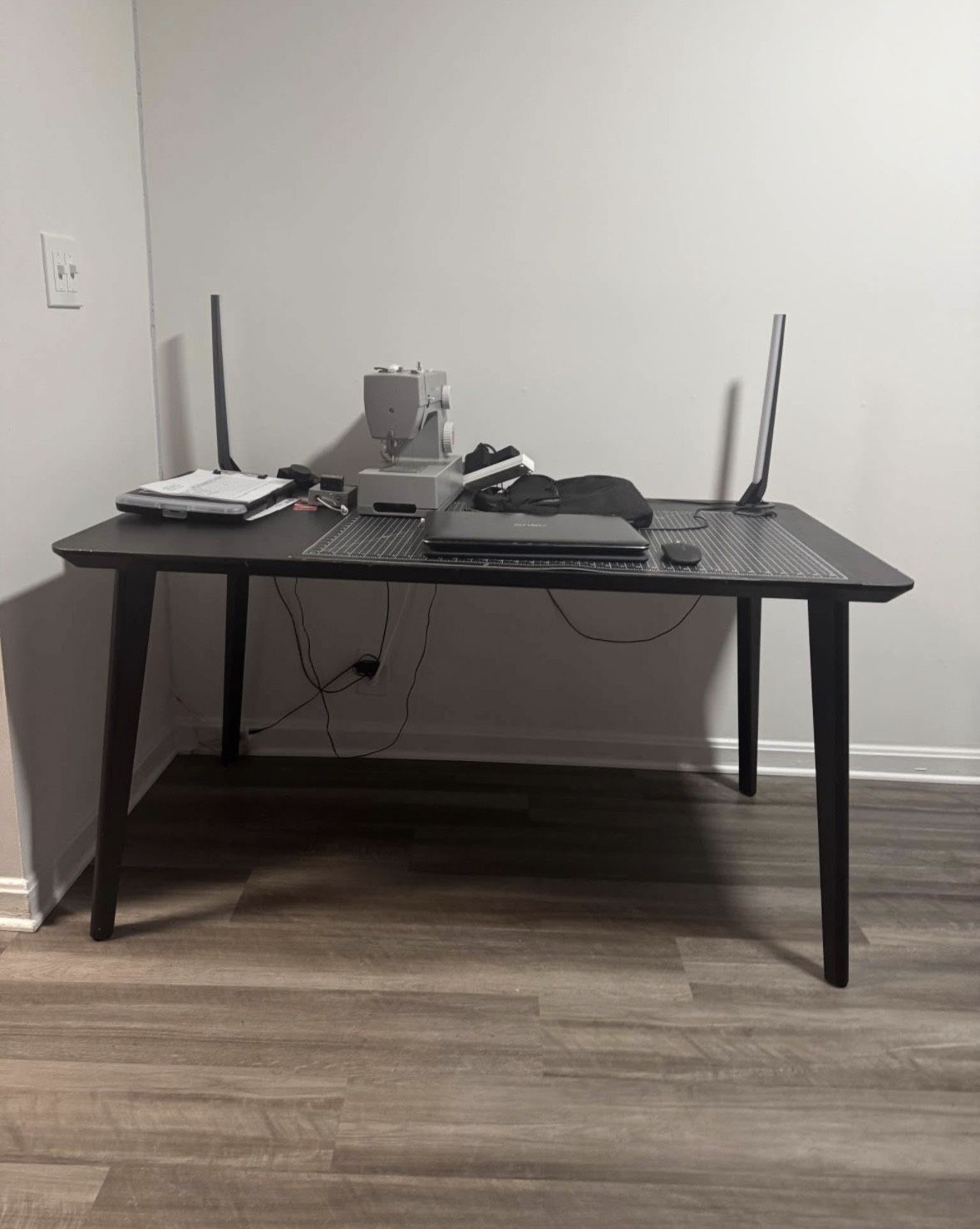 Black IKEA Dining Room Table 