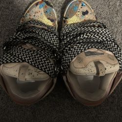 Gallery Dept. X Lanvin Curb Light Sneakers 'Paint Drip - Pale Pink'