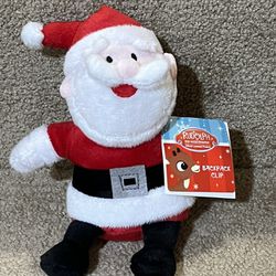 Rudolph The Red Nosed Reindeer Santa Clause Plush 7" Stuffed Animal Toy