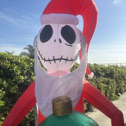 The Night Before Christmas Jack Skellington Inflatable