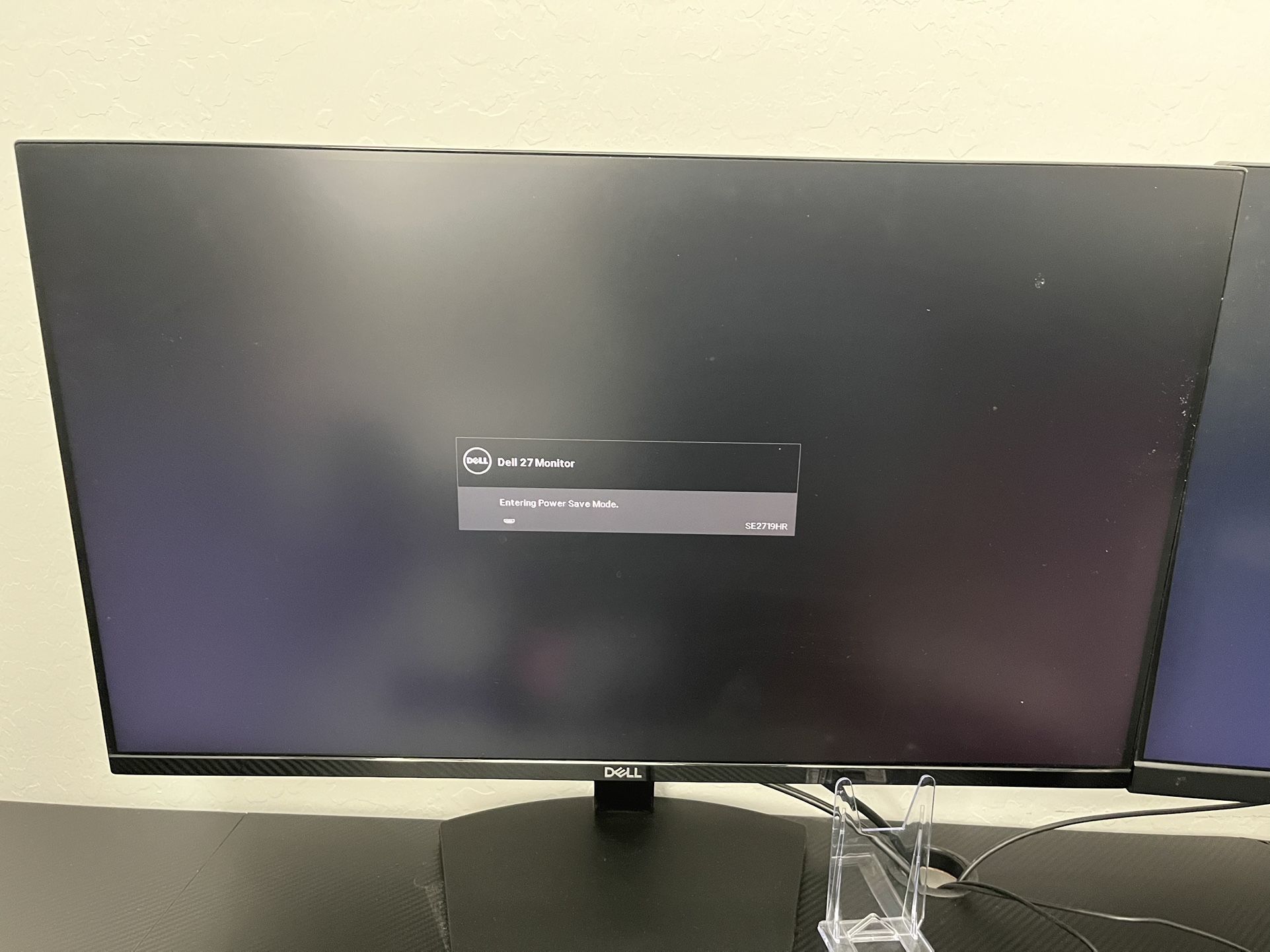 Dell 27” Wide Screen HDMI Monitor For Sale - Like New - $50