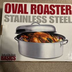 Stainless steel Oval Roaster