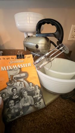 Vintage sunbeam mixer and juicer