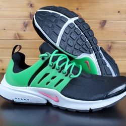 Nike Air Presto (Black/Hyper Pink/White/Green)  Men's Size 11