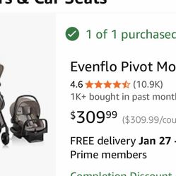 Evenflo Pivot Car Seat Stroller Combo 