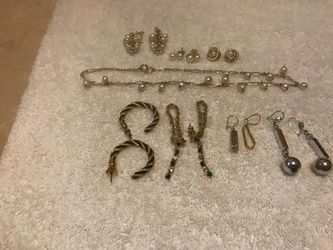 Beautiful costume earrings