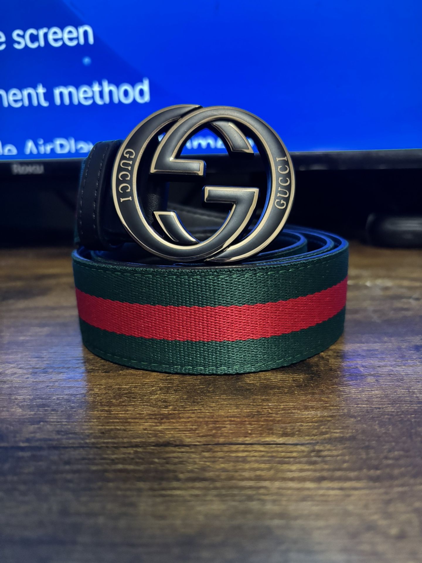 Gucci Belt Red And Green
