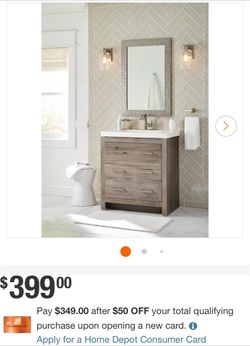 VANITY 36” NEW IN THE BOX 300 OBO