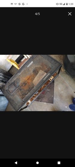 Glass and Metal Terrarium Tank