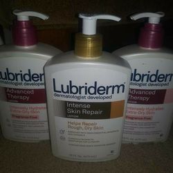 Lubriderm Lotion! Advanced Therapy or Intense Skin Repair! 16 oz. 