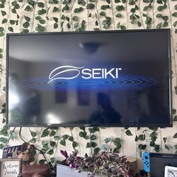 Seiki 43” TV and wall mount (not smart)