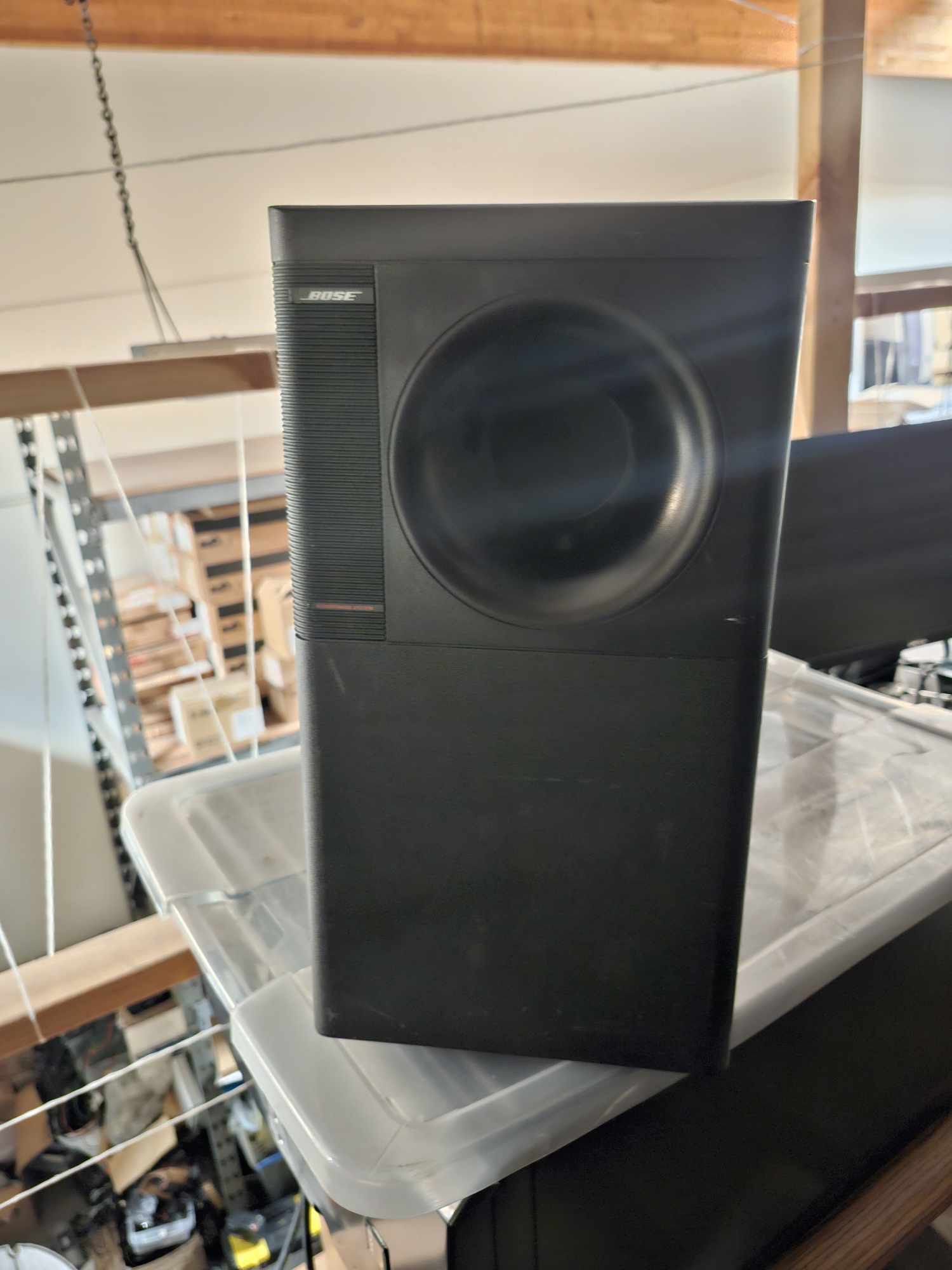 Bose Acoustimass 900 Black Powered Subwoofer Bass Speaker - Tested and Working