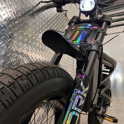 45 Mph Electric E-Bike, Full Suspension, 20x4.5 Jumbo Fat Tire, 1500/2500W Motor Peak, Twist Throttle 