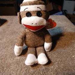 Sock The Monkey Beanie Baby