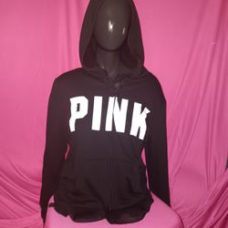Black Hoodie By Pink
