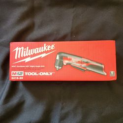  Milwaukee M12 3/8" Right Angle Drill