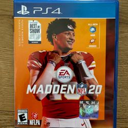 Madden 20 forPS4